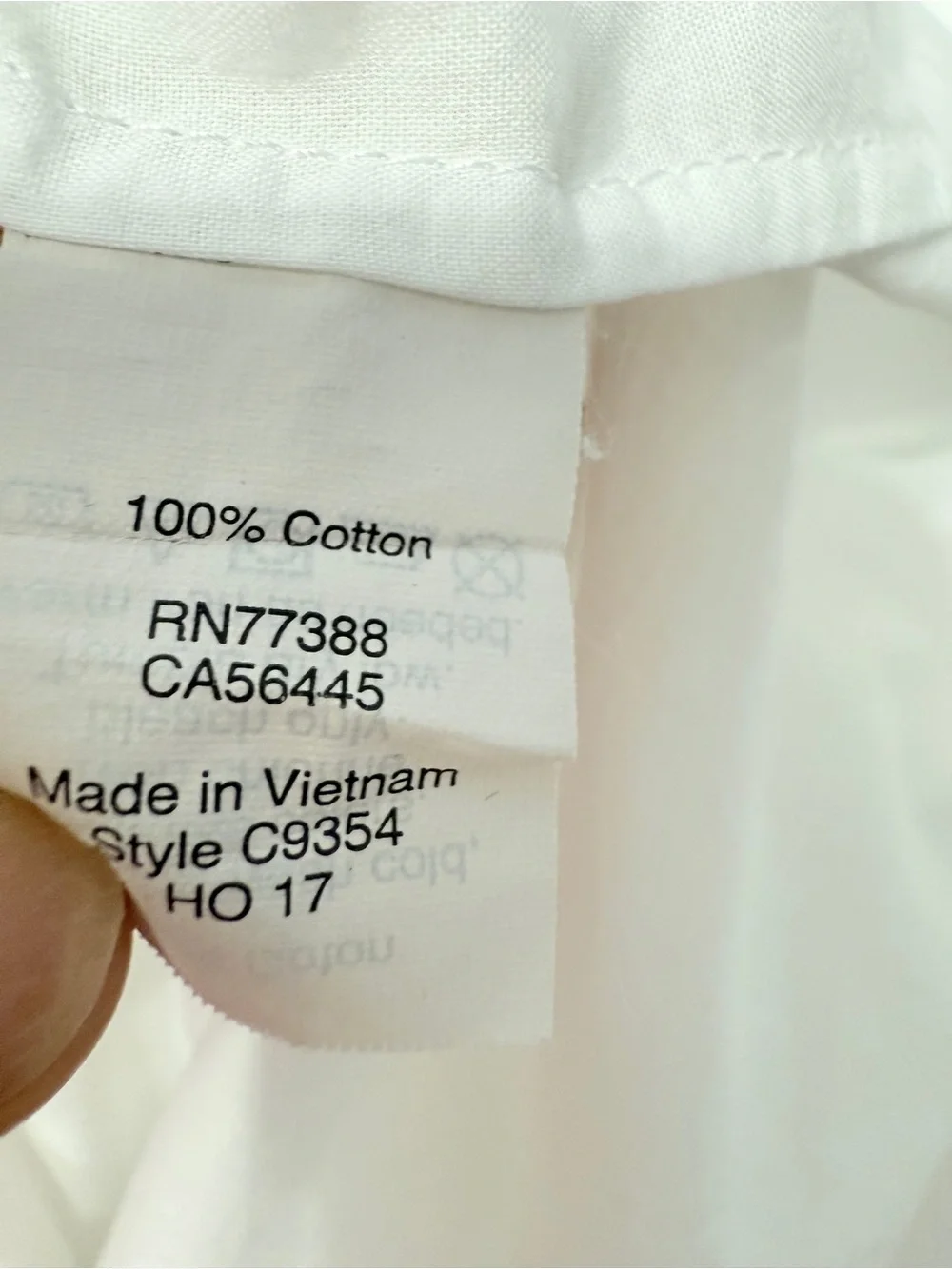 #10)  J. Crew White Casual Half Button-Down Shirt. (Please check photo #4)